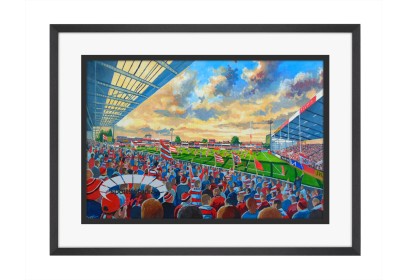 Kingsholm Stadium Fine Art Print - Gloucester Rugby Union